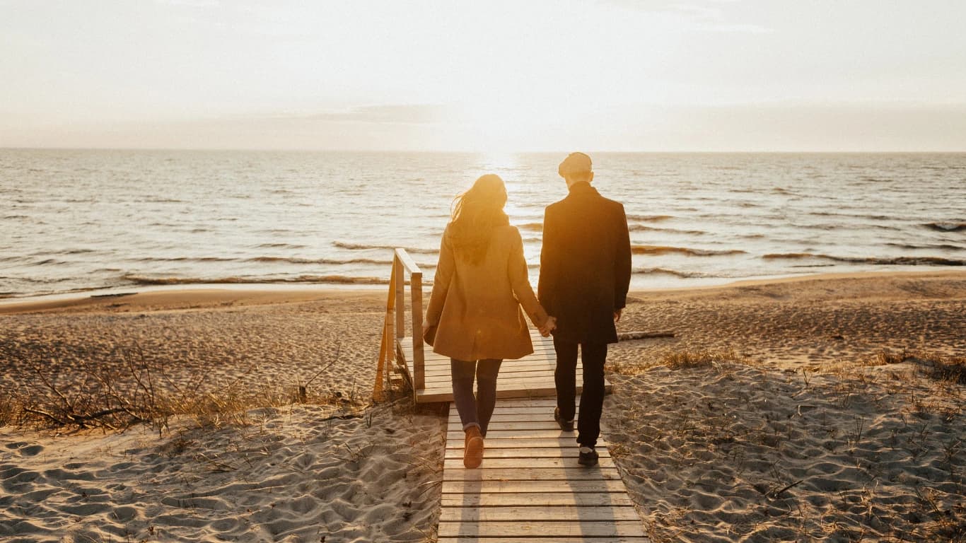 couple walking