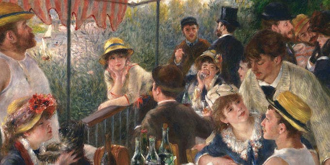 Art:Luncheon of the Boating Party,Pierre-Auguste Renoir