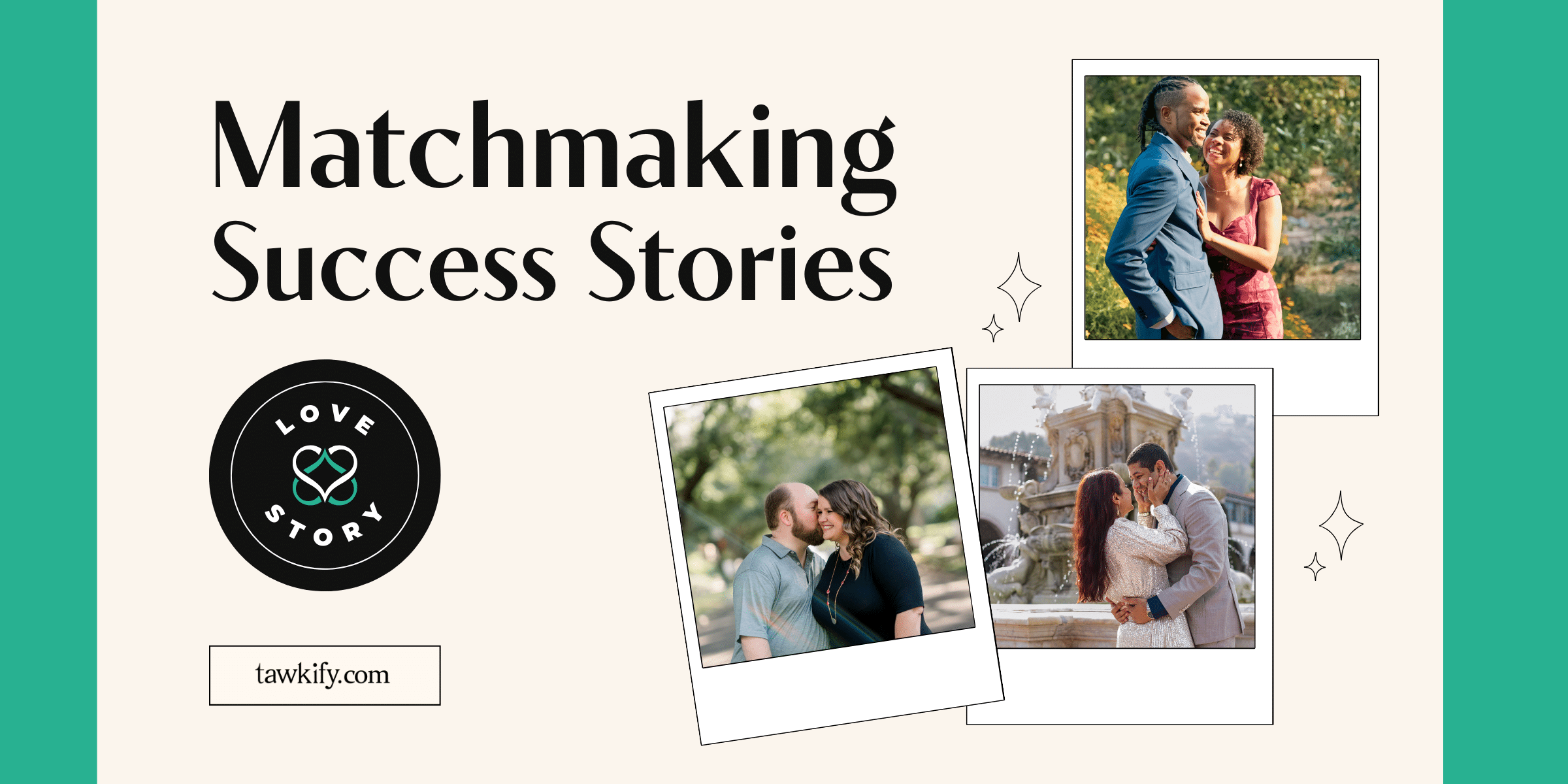 Hear from real Tawkify couples about their matchmaking success stories! Find your person and start your journey to love.